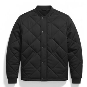 Banana Republic Men’s Quilted Bomber Jacket/Black/Size: XL